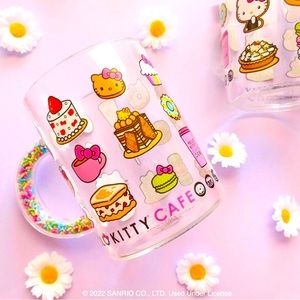 Hello kitty Cafe Treats & Sprinkles GLASS MUG